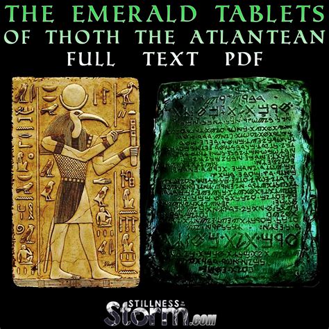 the emerald tablet of hermes pdf|the emerald tablet of thoth atlantean PDF.